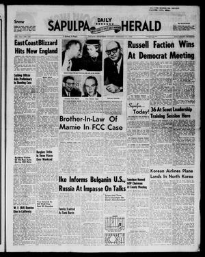 Sapulpa Daily Herald (Sapulpa, Okla.), Vol. 43, No. 142, Ed. 1 Monday, February 17, 1958