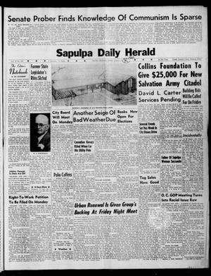 Sapulpa Daily Herald (Sapulpa, Okla.), Vol. 47, No. 105, Ed. 1 Sunday, January 14, 1962
