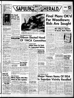 Sapulpa Daily Herald (Sapulpa, Okla.), Vol. 40, No. 106, Ed. 1 Tuesday, January 4, 1955