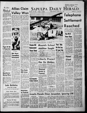 Sapulpa Daily Herald (Sapulpa, Okla.), Vol. 53, No. 198, Ed. 1 Thursday, May 2, 1968