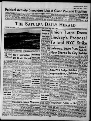The Sapulpa Daily Herald (Sapulpa, Okla.), Vol. 51, No. 114, Ed. 1 Tuesday, January 11, 1966