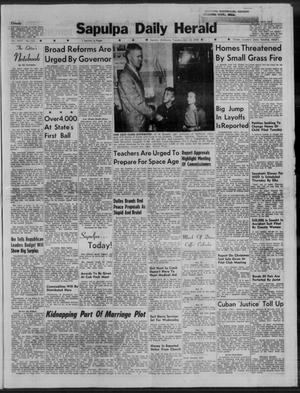 Sapulpa Daily Herald (Sapulpa, Okla.), Vol. 44, No. 112, Ed. 1 Tuesday, January 13, 1959