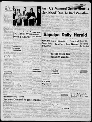 Primary view of object titled 'Sapulpa Daily Herald (Sapulpa, Okla.), Vol. 46, No. 197, Ed. 1 Tuesday, May 2, 1961'.