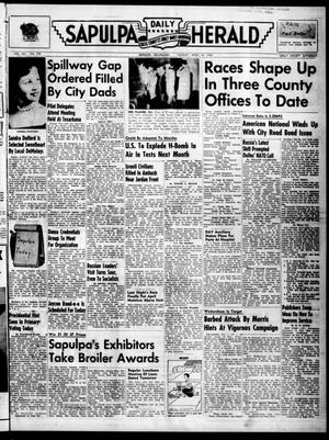 Sapulpa Daily Herald (Sapulpa, Okla.), Vol. 41, No. 199, Ed. 1 Tuesday, April 24, 1956