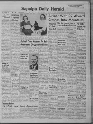 Sapulpa Daily Herald (Sapulpa, Okla.), Vol. 48, No. 64, Ed. 1 Tuesday, November 27, 1962