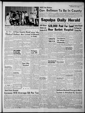 Sapulpa Daily Herald (Sapulpa, Okla.), Vol. 48, No. 178, Ed. 1 Wednesday, April 10, 1963