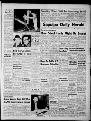 Sapulpa Daily Herald (Sapulpa, Okla.), Vol. 48, No. 128, Ed. 1 Monday, February 11, 1963