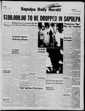 Sapulpa Daily Herald (Sapulpa, Okla.), Vol. 45, No. 30, Ed. 1 Tuesday, October 6, 1959
