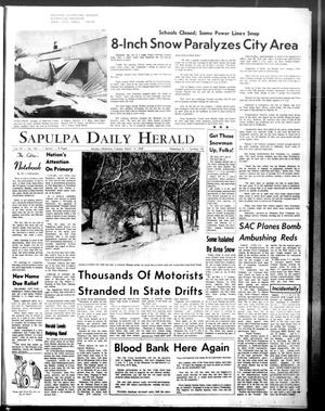 Sapulpa Daily Herald (Sapulpa, Okla.), Vol. 53, No. 154, Ed. 1 Tuesday, March 12, 1968