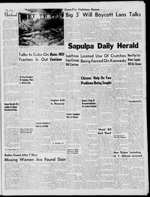 Sapulpa Daily Herald (Sapulpa, Okla.), Vol. 46, No. 229, Ed. 1 Thursday, June 8, 1961