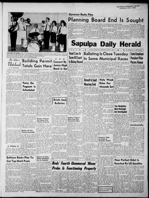 Sapulpa Daily Herald (Sapulpa, Okla.), Vol. 48, No. 172, Ed. 1 Wednesday, April 3, 1963