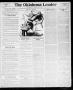 Thumbnail image of item number 1 in: 'The Oklahoma Leader (Oklahoma City, Okla.), Vol. 6, No. 45, Ed. 1 Saturday, May 15, 1920'.