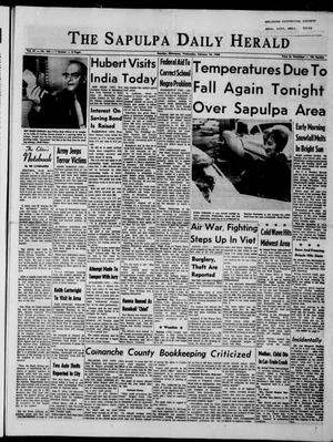 The Sapulpa Daily Herald (Sapulpa, Okla.), Vol. 51, No. 145, Ed. 1 Wednesday, February 16, 1966