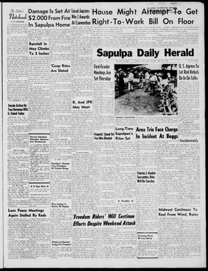 Sapulpa Daily Herald (Sapulpa, Okla.), Vol. 46, No. 208, Ed. 1 Monday, May 15, 1961