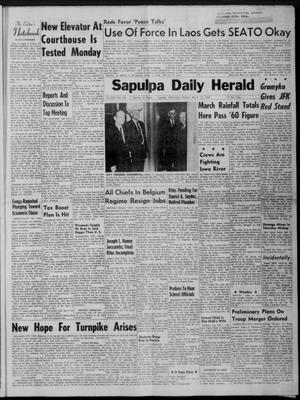 Sapulpa Daily Herald (Sapulpa, Okla.), Vol. 46, No. 166, Ed. 1 Monday, March 27, 1961