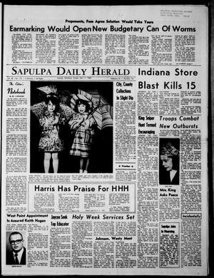 Sapulpa Daily Herald (Sapulpa, Okla.), Vol. 53, No. 176, Ed. 1 Sunday, April 7, 1968