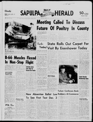 Sapulpa Daily Herald (Sapulpa, Okla.), Vol. 43, No. 63, Ed. 1 Wednesday, November 13, 1957