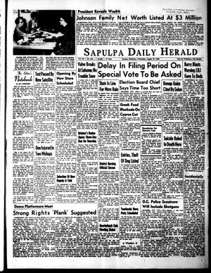 The Sapulpa Daily Herald (Sapulpa, Okla.), Vol. 49, No. 302, Ed. 1 Wednesday, August 19, 1964