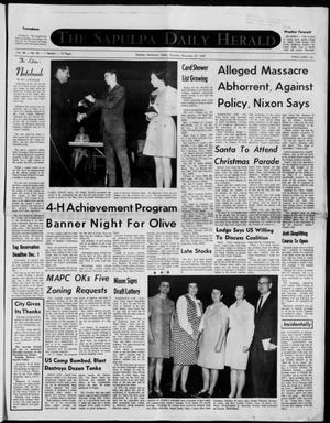 The Sapulpa Daily Herald (Sapulpa, Okla.), Vol. 56, No. 76, Ed. 1 Thursday, November 27, 1969