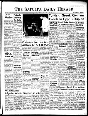 The Sapulpa Daily Herald (Sapulpa, Okla.), Vol. 49, No. 99, Ed. 1 Thursday, December 26, 1963