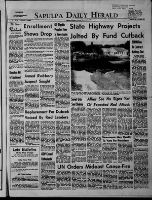 Sapulpa Daily Herald (Sapulpa, Okla.), Vol. 54, No. 8, Ed. 1 Monday, September 9, 1968