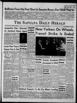The Sapulpa Daily Herald (Sapulpa, Okla.), Vol. 51, No. 116, Ed. 1 Thursday, January 13, 1966