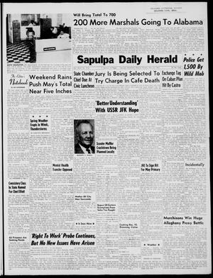 Sapulpa Daily Herald (Sapulpa, Okla.), Vol. 46, No. 214, Ed. 1 Monday, May 22, 1961