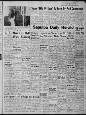 Sapulpa Daily Herald (Sapulpa, Okla.), Vol. 46, No. 181, Ed. 1 Thursday, April 13, 1961