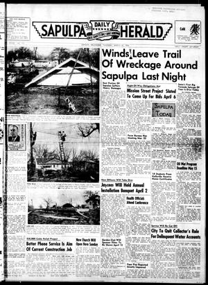 Sapulpa Daily Herald (Sapulpa, Okla.), Vol. 39, No. 173, Ed. 1 Thursday, March 25, 1954