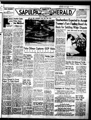 Sapulpa Daily Herald (Sapulpa, Okla.), Vol. 36, No. 9, Ed. 1 Monday, September 12, 1949