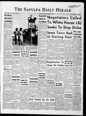 The Sapulpa Daily Herald (Sapulpa, Okla.), Vol. 50, No. 310, Ed. 1 Monday, August 30, 1965