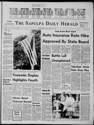 The Sapulpa Daily Herald (Sapulpa, Okla.), Vol. 54, No. 262, Ed. 1 Thursday, July 3, 1969