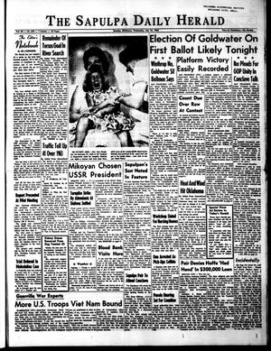 The Sapulpa Daily Herald (Sapulpa, Okla.), Vol. 49, No. 272, Ed. 1 Wednesday, July 15, 1964