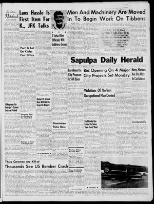 Sapulpa Daily Herald (Sapulpa, Okla.), Vol. 46, No. 225, Ed. 1 Sunday, June 4, 1961