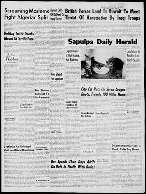 Primary view of object titled 'Sapulpa Daily Herald (Sapulpa, Okla.), Vol. 46, No. 249, Ed. 1 Sunday, July 2, 1961'.