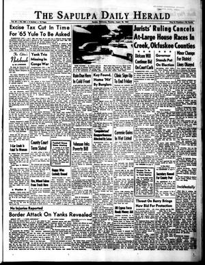 The Sapulpa Daily Herald (Sapulpa, Okla.), Vol. 49, No. 303, Ed. 1 Thursday, August 20, 1964