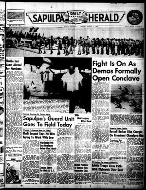 Sapulpa Daily Herald (Sapulpa, Okla.), Vol. 41, No. 292, Ed. 1 Monday, August 13, 1956