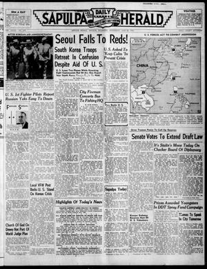 Sapulpa Daily Herald (Sapulpa, Okla.), Vol. 36, No. 253, Ed. 1 Wednesday, June 28, 1950