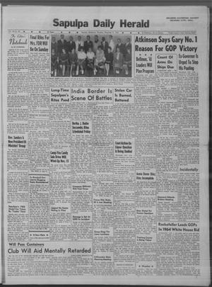 Sapulpa Daily Herald (Sapulpa, Okla.), Vol. 48, No. 48, Ed. 1 Thursday, November 8, 1962