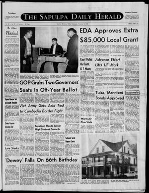 The Sapulpa Daily Herald (Sapulpa, Okla.), Vol. 56, No. 57, Ed. 1 Wednesday, November 5, 1969