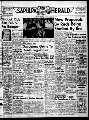 Sapulpa Daily Herald (Sapulpa, Okla.), Vol. 41, No. 123, Ed. 1 Thursday, January 26, 1956