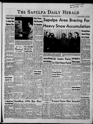 The Sapulpa Daily Herald (Sapulpa, Okla.), Vol. 51, No. 121, Ed. 1 Wednesday, January 19, 1966