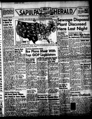 Sapulpa Daily Herald (Sapulpa, Okla.), Vol. 38, No. 58, Ed. 1 Friday, November 7, 1952