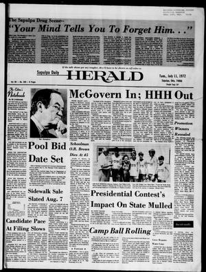 Sapulpa Daily Herald (Sapulpa, Okla.), Vol. 58, No. 269, Ed. 1 Tuesday, July 11, 1972