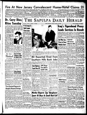 The Sapulpa Daily Herald (Sapulpa, Okla.), Vol. 49, No. 66, Ed. 1 Monday, November 18, 1963