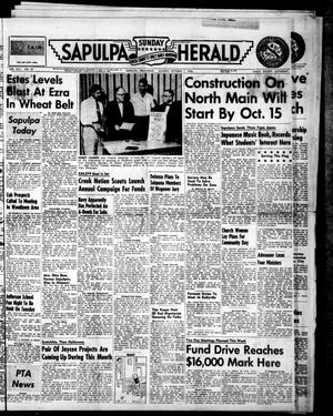 Primary view of object titled 'Sapulpa Sunday Herald (Sapulpa, Okla.), Vol. 42, No. 30, Ed. 1 Sunday, October 7, 1956'.