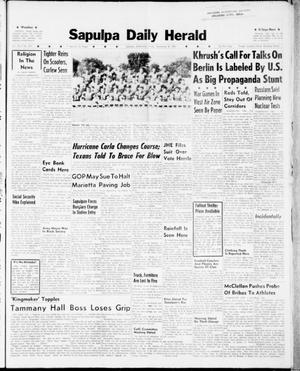 Sapulpa Daily Herald (Sapulpa, Okla.), Vol. 46, No. 307, Ed. 1 Friday, September 8, 1961