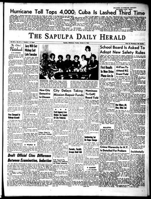 Primary view of object titled 'The Sapulpa Daily Herald (Sapulpa, Okla.), Vol. 49, No. 31, Ed. 1 Tuesday, October 8, 1963'.