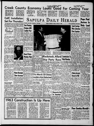 The Sapulpa Daily Herald (Sapulpa, Okla.), Vol. 49, No. 107, Ed. 1 Sunday, January 5, 1964