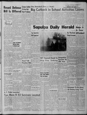 Sapulpa Daily Herald (Sapulpa, Okla.), Vol. 46, No. 178, Ed. 1 Monday, April 10, 1961